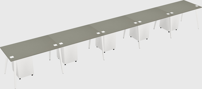 Modern rectangular office desk