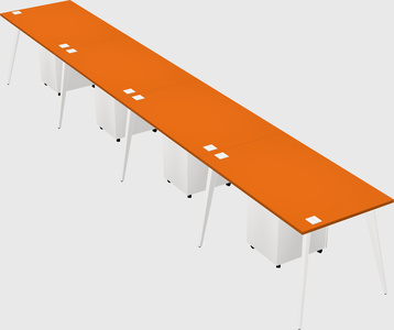 Modern rectangular office desk