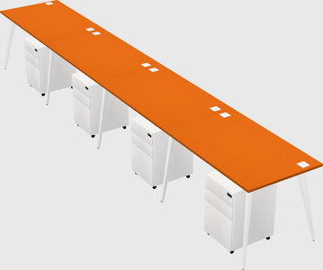 Modern rectangular office desk