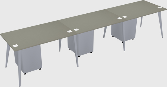 Modern rectangular office desk
