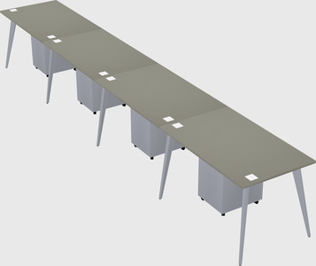 Modern rectangular office desk