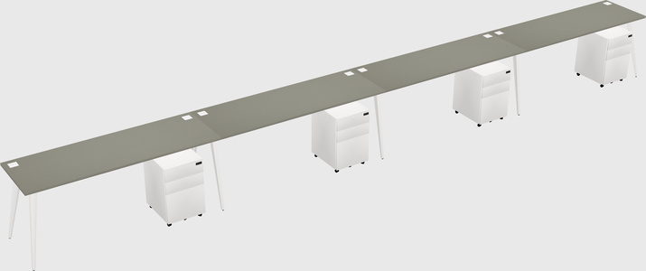 Modern Rectangular Office Desk
