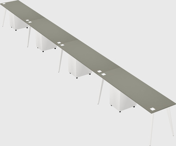 Modern rectangular office desk