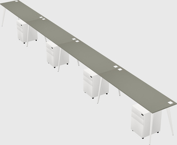 Modern rectangular office desk