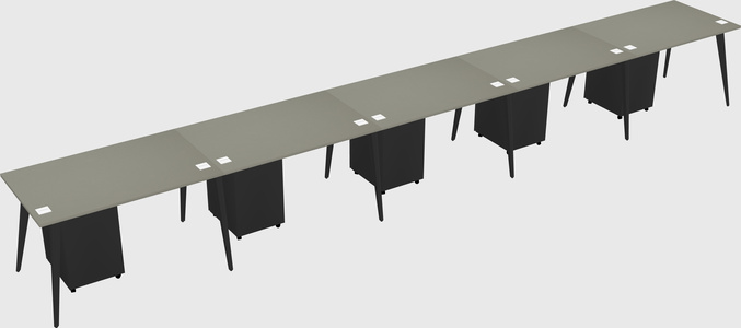 Modern rectangular office desk