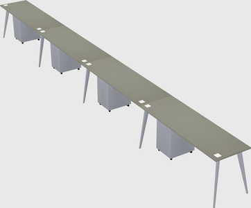 Modern rectangular office desk