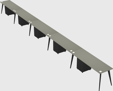 Modern rectangular office desk