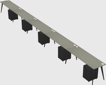 Modern rectangular office desk
