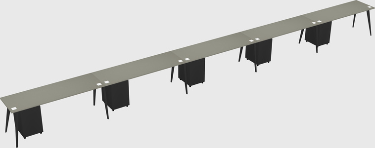 Modern rectangular office desk