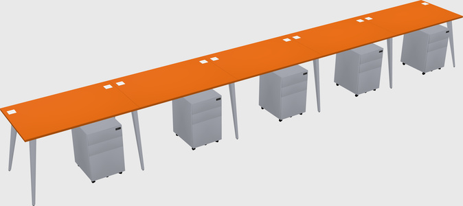 Modern Rectangular Office Desk