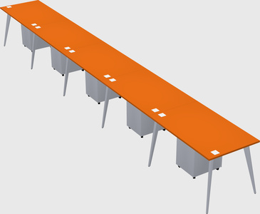 Modern rectangular office desk