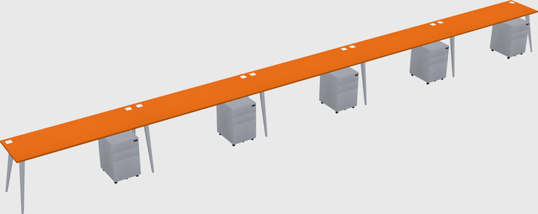 Modern Rectangular Office Desk