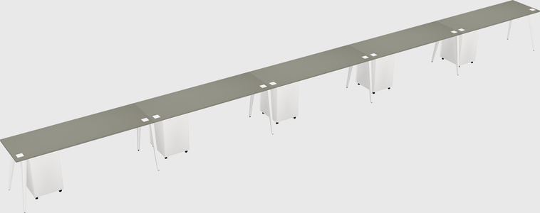 Modern rectangular office desk