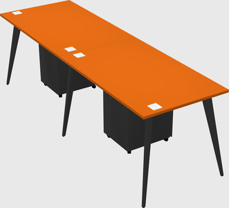 Modern rectangular office desk