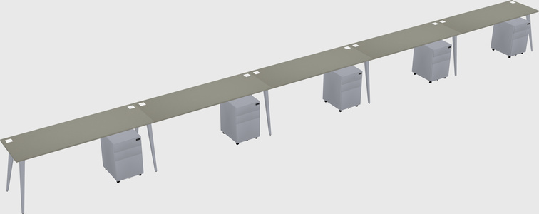 Modern Rectangular Office Desk