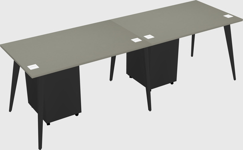 Modern rectangular office desk