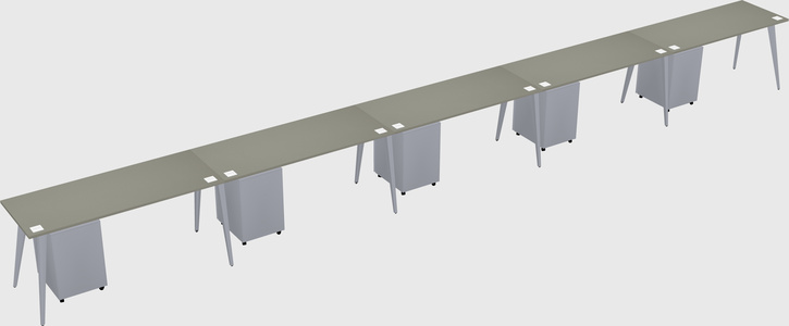 Modern rectangular office desk