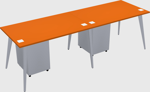 Modern rectangular office desk