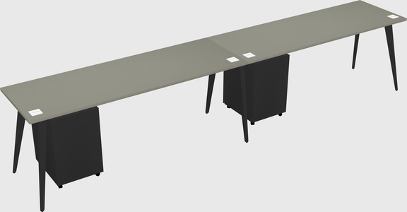 Modern rectangular office desk