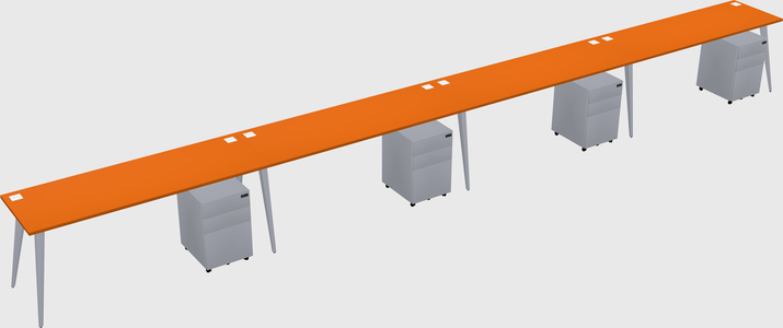 Modern Rectangular Office Desk