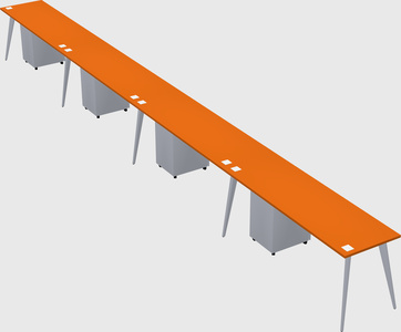 Modern rectangular office desk