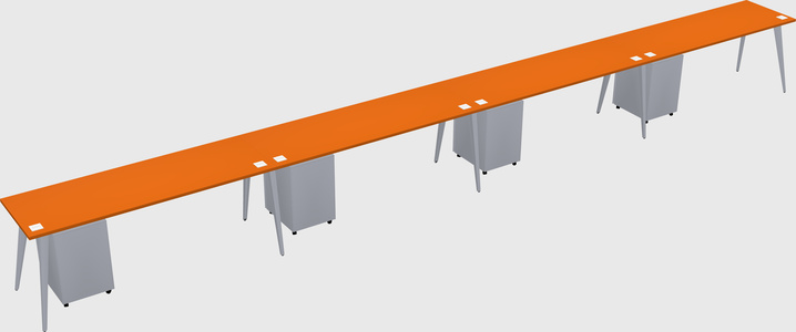 Modern rectangular office desk