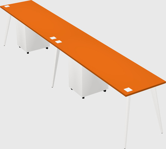 Modern rectangular office desk