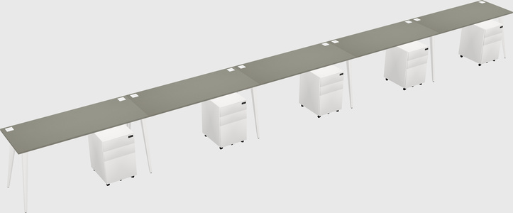 Modern Rectangular Office Desk