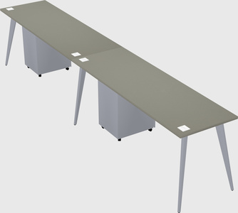 Modern rectangular office desk