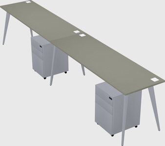 Modern rectangular office desk