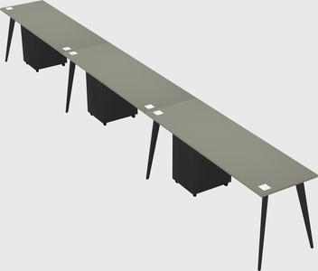 Modern rectangular office desk