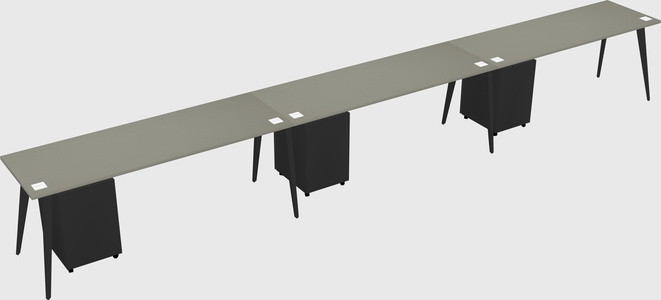 Modern rectangular office desk