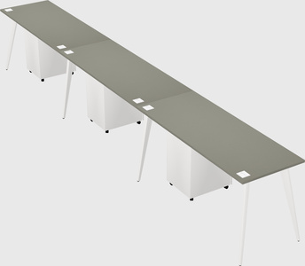 Modern rectangular office desk