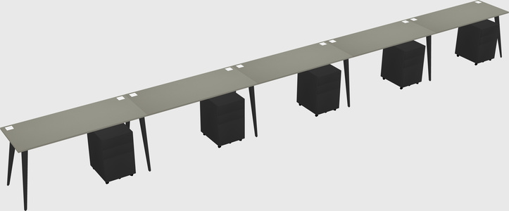 Modern Rectangular Office Desk