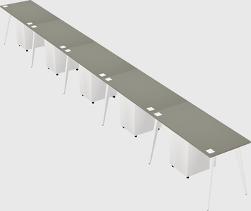 Modern rectangular office desk