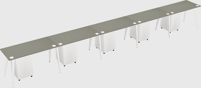 Modern rectangular office desk