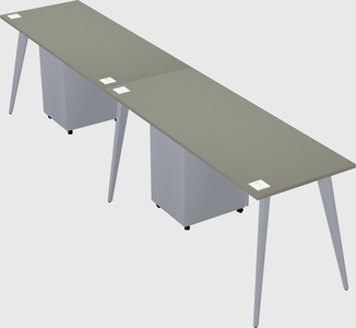 Modern rectangular office desk
