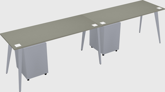 Modern rectangular office desk