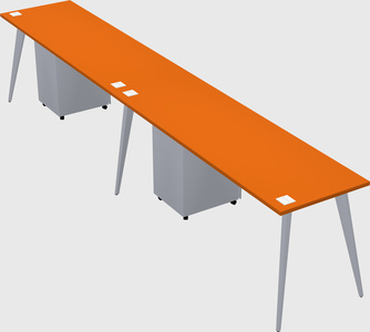 Modern rectangular office desk