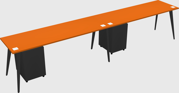 Modern rectangular office desk