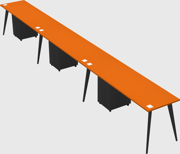 Modern rectangular office desk