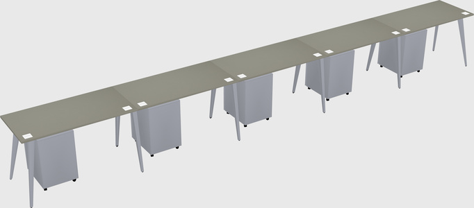 Modern rectangular office desk