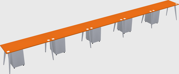 Modern rectangular office desk