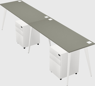 Modern rectangular office desk