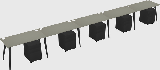 Modern Rectangular Office Desk