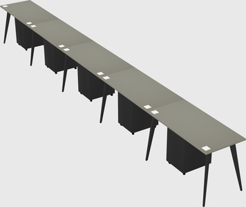 Modern rectangular office desk