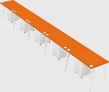 Modern rectangular office desk