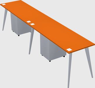 Modern rectangular office desk