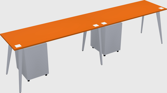 Modern rectangular office desk