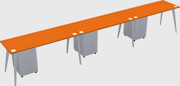 Modern rectangular office desk